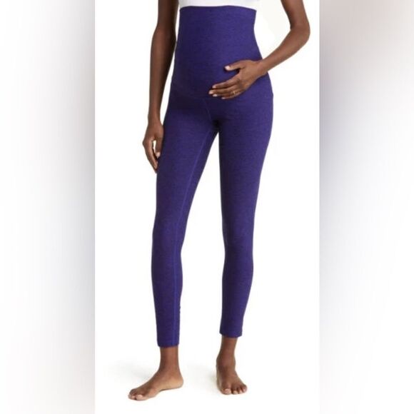 NWOT Zella Restore Soft Maternity Leggings in Blackberry Size S - Picture 1 of 13
